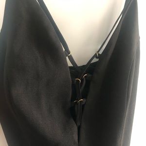 Dressy romper with train